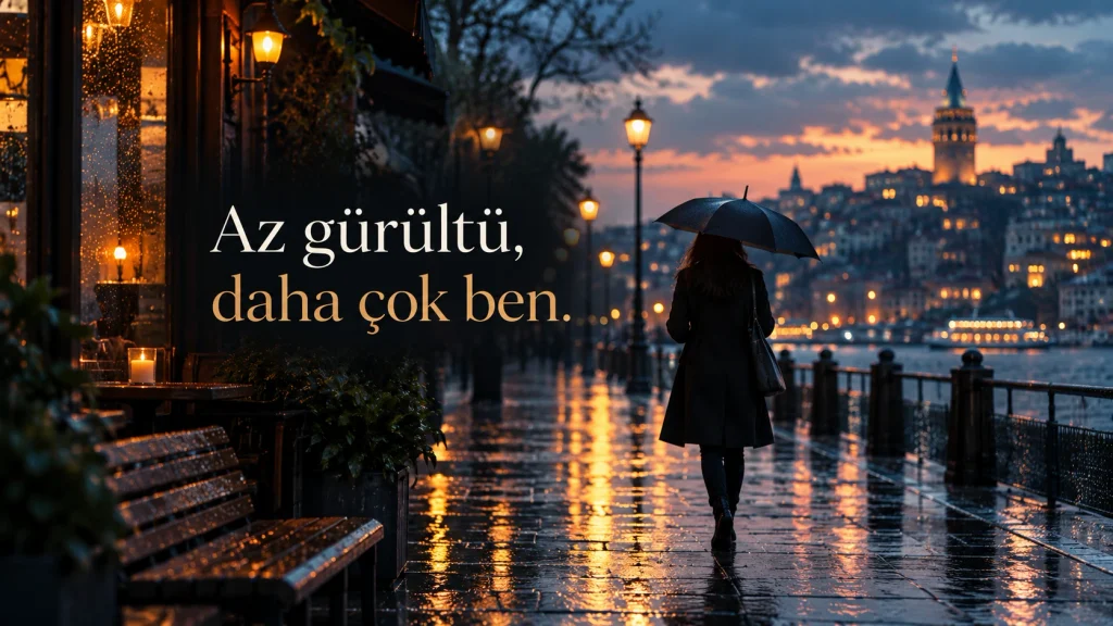 Az gürültü, daha çok ben. – Kısa sözler