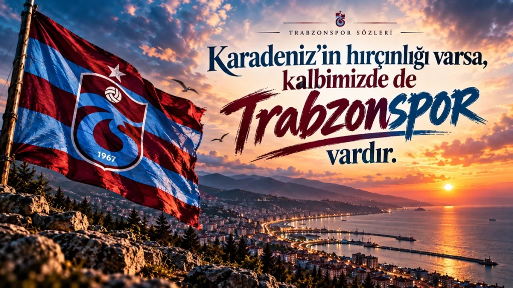 Karadeniz’in hırçınlığı varsa, kalbimizde de Trabzonspor vardır.