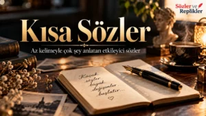 Kısa Sözler – az kelimeyle çok şey anlatan etkileyici ve anlamlı sözler