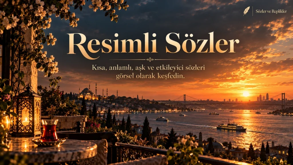 Resimli Sözler – kısa, anlamlı, aşk ve etkileyici sözleri görsel olarak keşfedin