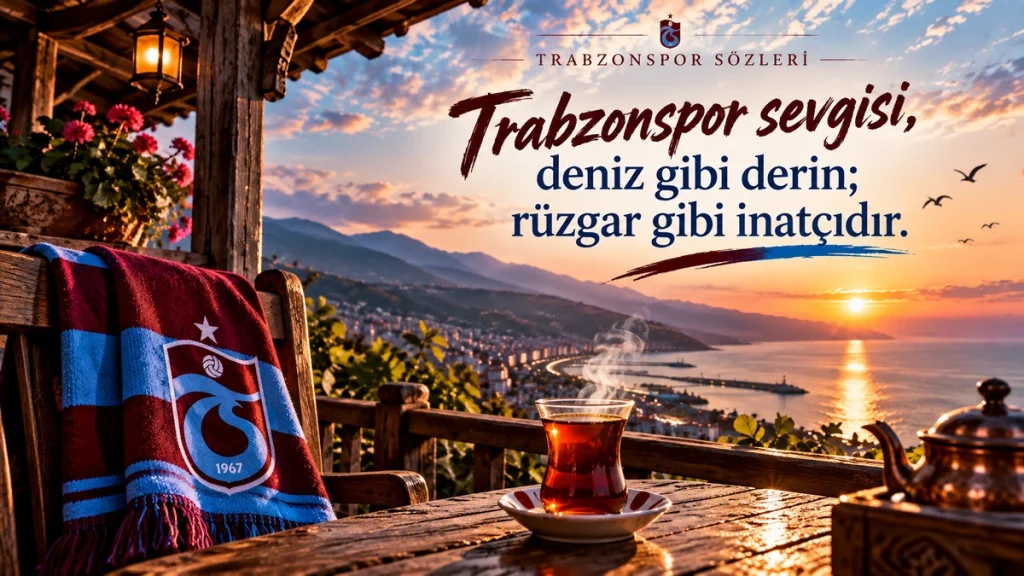 Trabzonspor sevgisi, deniz gibi derin; rüzgar gibi inatçıdır.